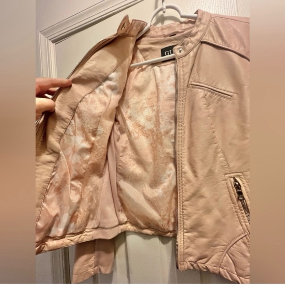 GUESS Faux Leather Y2K Racer Moto Jacket - Picture 12 of 14